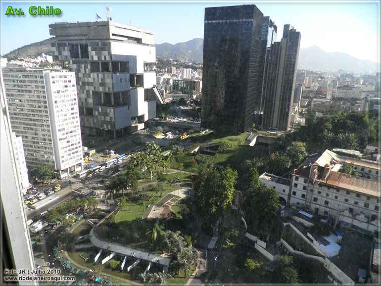 Avenida Chile vista do alto