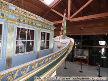 Galeota D. Jo&atilde;o VI no Espa&ccedil;o Cultural da Marinha