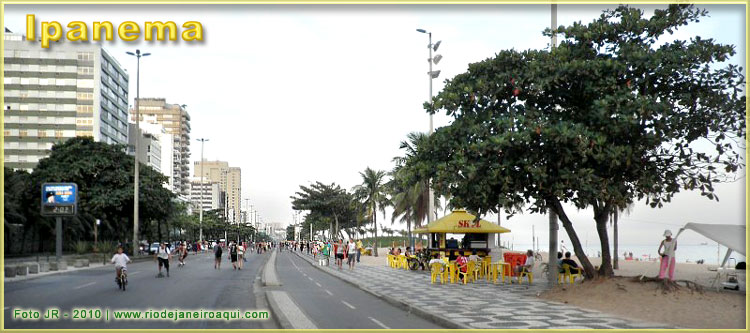 Av. Vieira Souto é área de lazer aos domingos Av. Vieira Souto é área de lazer aos domingos