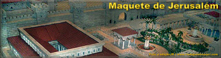 Vista da Maquete de Jerusal&eacute;m em exposi&ccedil;&atilde;o permanente no Rio de Janeiro