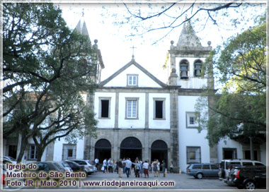 Igreja do Mosteiro de S&atilde;o Bento | Fachada Frontal