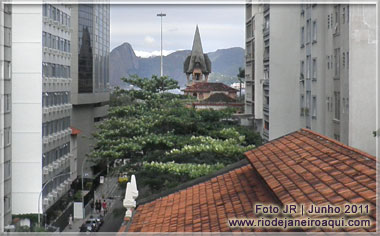 Vista do terra&ccedil;o do Oi Futuro, ao lado do Bar-Caf&eacute;