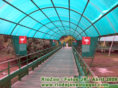 Passarela da Fauna - Zool&oacute;gico do Rio de Janeiro
