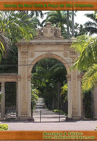Portal que ficava na entrada do Pa&ccedil;o Imperial de S&atilde;o Cristov&atilde;o