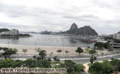 Vista panorâmica tirada do Praia Shopping Vista panorâmica tirada do Praia Shopping em Botafogo