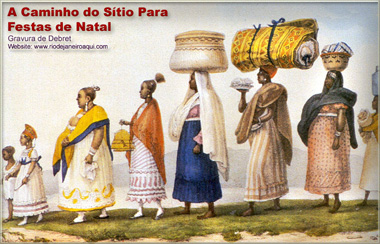 A caminho do s&iacute;tio para as festa de natal