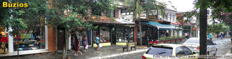 Centro de Búzios - Rua das Pedras Centro de Búzios - Rua das Pedras