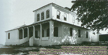 Casa da fazendo do Engenho D&acute;Agua em Jacarepagua