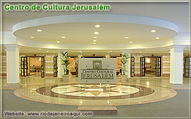 Entrada do Centro Cultural Jerusal&eacute;m