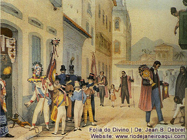Folia do Divino no Rio de Janeiro, no in&iacute;cio do s&eacute;culo 19