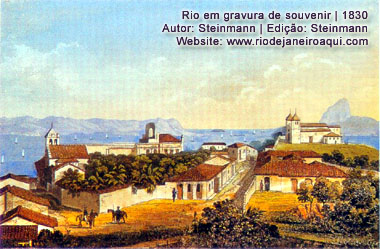 Igreja de São Sebastião e demais construções no cume do Morro do Castelo Igreja de São Sebastião e demais construções no cume do Morro do Castelo