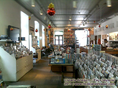 Livraria Arlequim, no Pa&ccedil;o Imperial