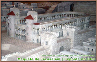 Maquete do Hip&oacute;dromo da cidade de Jerusalem