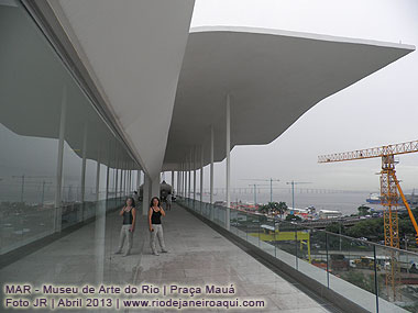 Terra&ccedil;o panor&acirc;mico do MAR - Museu de Arte do Rio