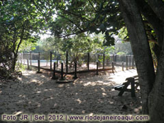 Viveiro de animais do parque ecol&oacute;gico