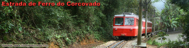 Trem na estrada de ferro do Corcovado Trem na estrada de ferro do Corcovado