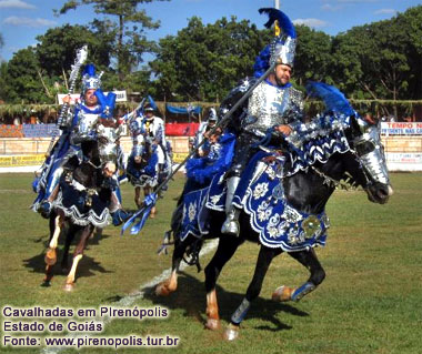 Cavalhada em Piren&oacute;polis, Estado de Goi&aacute;s
