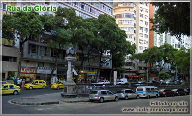 Rua da Glória em 2010, mesmo local onde existia a Pensão Suissa Rua da Glória em 2010, mesmo local onde existia a Pensão Suissa